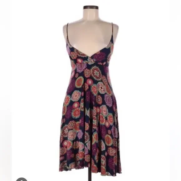 Anthropologie Women's Strap Floral Dress Size M New with Tags Boho Summer Vacay - Picture 9 of 9